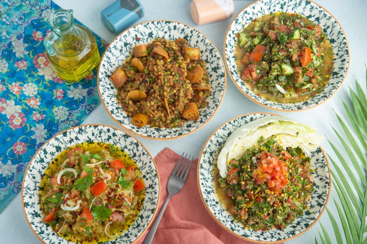 Citadines Abha Aparthotel ภายนอก รูปภาพ Israeli salads